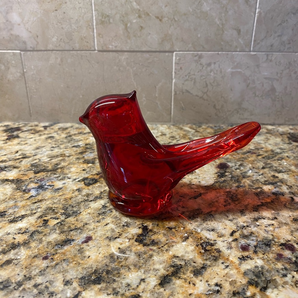 Signed Red Cardinal of Love